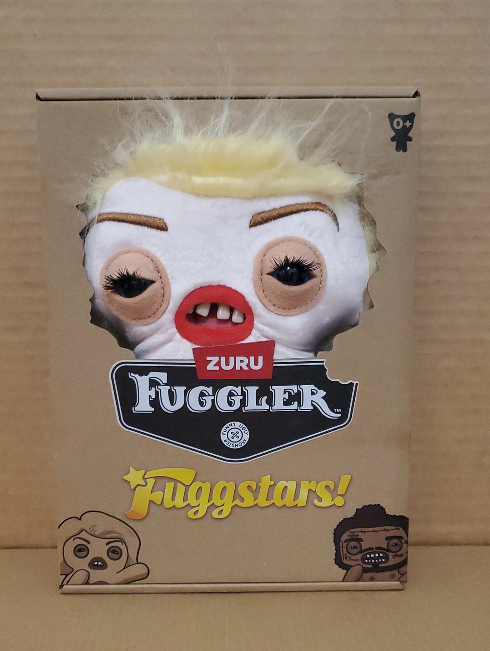 ZURU Fuggler Plush Toy - Cream with Red Mouth